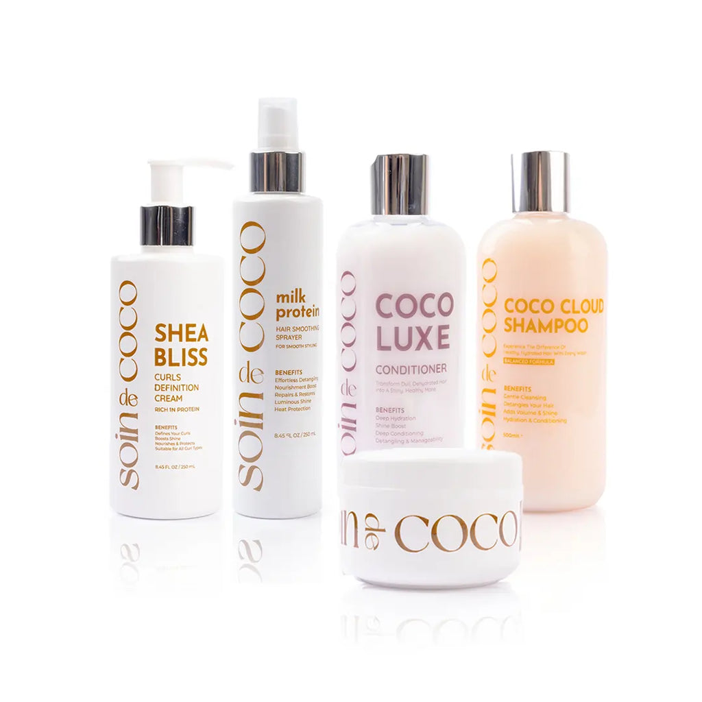 FULL HAIR CARE SET FOR CURLY HAIR (Free Delivery)